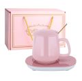 Techmanistan Cermaic Coffee Mug Warmer with Auto Shut Off and Heating Function Electric Beverage Warmer Plate. 