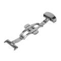 LALA 18MM/20MM/22MM Metal Watch Buckle Double Folding Butterfly Deployment Clasp. 