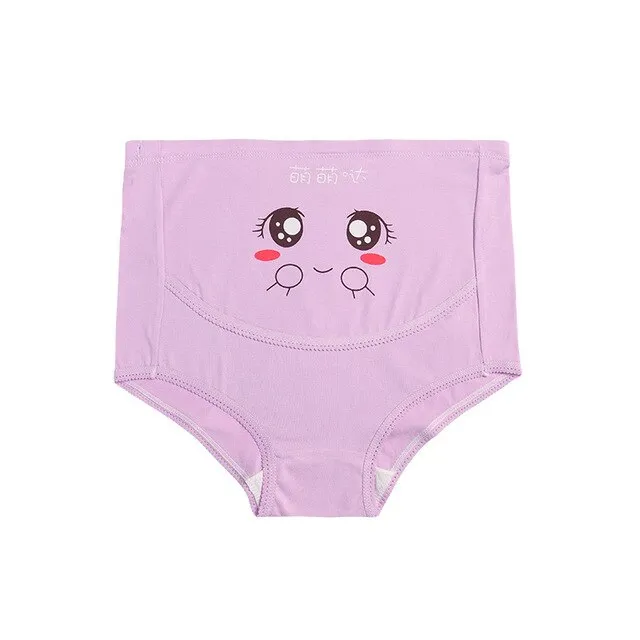 %E3%80%90Happier%E3%80%91%20Comfortable%20Women's%20Underwear%20Large%20Size%20Breathable%20High%20Waist%20Belly%20Support%20Adjustable%20Cute%20Cartoon%20Pants%20Seamless%20Belly%20Support%20-%20Image%205