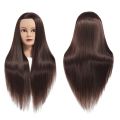 Hair Dummy Training Head For Hair Styling Practice Salon Cutting Hair (Black). 