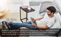 Portable Wooden Laptop Side Table And Study Table With Multi-Functional Uses. 