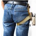 Tactical Multi-slip Elastic Drop Leg Thigh Strap for Universal Gun Holster QLS 19 22 Glock 17 M9 Airsoft Hunting Accessories. 