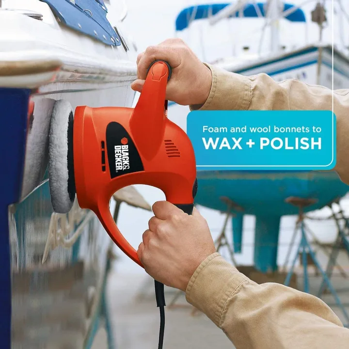 Black%20n%20Decker%20Random%20Orbit%20Car%20Polisher%20Waxer%206%20inch%2060%20Watts%20Electric%20KP600%20-%20Image%205