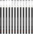 Set of 12pcs different shades Drawing/Sketching pencils. 