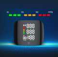 New LED Rechargeable Digital Wrist Blood Pressure Monitor Sphygmomanometer Tonometer Tensiometer Heart Rate Meter BP Monitor. 