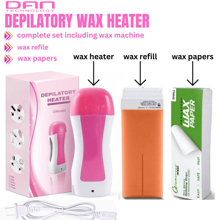 Professional in Depilatory Wax Roll On Heater With Epilator