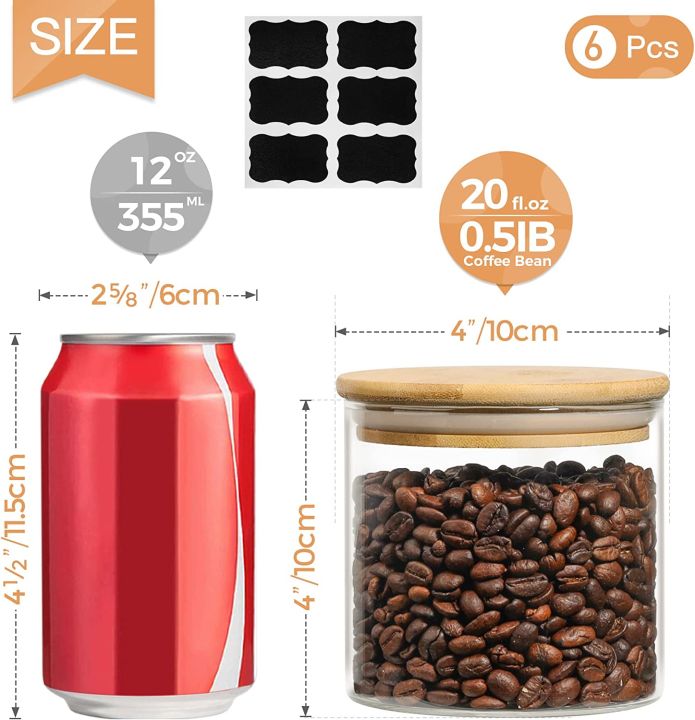 6pcs%20set%20Glass%20Jar%20with%20Wooden%20Lid%20Glass%20Jars%20Set,Upgrade%20Spice%20Jars%20with%20Wood%20Airtight%20Lids%20and%20Labels,%206%20Piece%20Small%20Food%20Storage%20Containers%20for%20Home%20Kitchen,%20Tea,%20Herbs,%20Sugar,%20Salt,%20Coffee,%20Flour,%20Herbs,%20Grains%E2%80%A6%20-%20450%20ml%20-%20Image%204