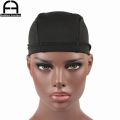 Men's Spandex Seamless Dome Cap Stretchy Headwear Turban Hat DuRag Hair Cover Accessories Dome Caps for Men. 