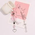 Cute  Charm Trendy Bow Kawaii Keychain Pendant Heart Y2K Bag Chain for For Girls For Women For Teens Gift  Use. 