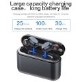 N23 TWS Bluetooth earphone fingerprint curved side cover smart touch control waterproof dual earbuds bass 3D stereo HiFi music wireless earbuds with mic. 