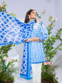 Salitex 3 Piece Unstitched - Printed Lawn Silk Women and Girls Design Code :WUS3BS24SI12UT. 