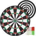 Kids Board Magnetic Dart Game Double Side - 6pcs Magnetic Dart - Excellent Indoor Game and Party Games - Safe Magnetic Dart Board , Boys Toys Gifts. 