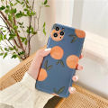 Fashion Ins Orange Soft Silicone Phone Case For iPhone 12 11 Pro Xs Max X Xr 7 8 Plus Se2 12 Mini Shockproof Back Cover Fundas. 