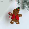 Christmas Gingerbread Man Ornament for Christmas Tree for Party Decor Sturdy. 