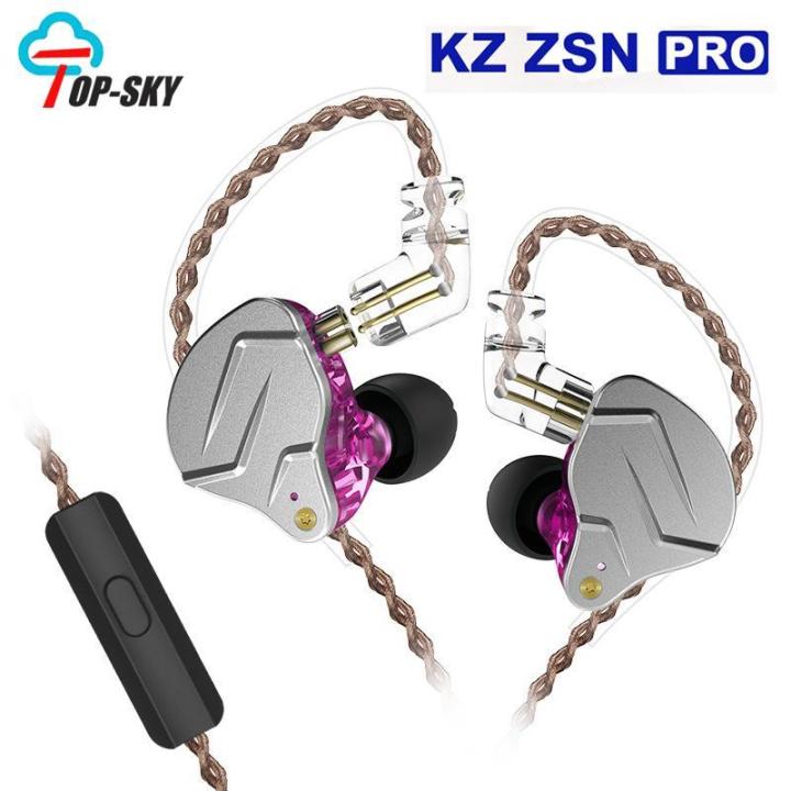 KZ ZSN Pro - DIY Detachable Cable Headset HIFI Hybrid Technology Professional Dynamic In-ear Earphone