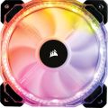 Corsair HD140 RGB LED High Performance 140mm PWM Fan — Twin Pack with Controller. 