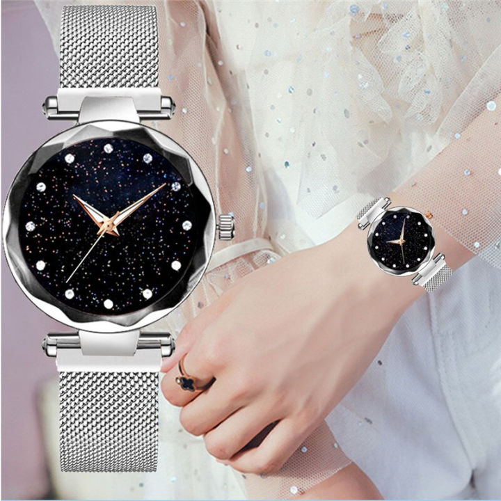 Watch%20For%20Women%20Stainless%20Steel%20Magnet%20Strap%20Watch%20For%20Girls%20-%20Image%206