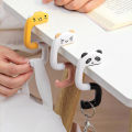 Travel Portable Plastic Bags Hooks Cute Purse Hanging Hanger Desktop Decoration Holder Keys Handbag Hooks Table Hanger. 