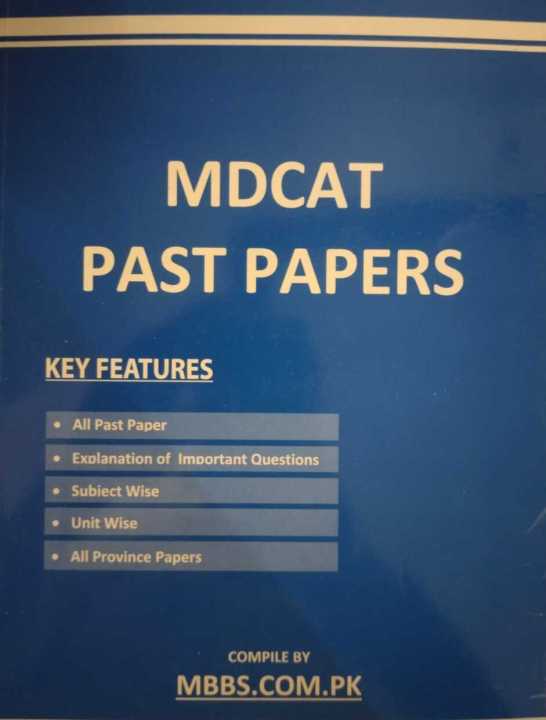 MDCAT Past Papers Unitwise (2008-2022) MDCAT UHS Papers