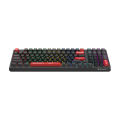 WS98 Dual-Core RGB Wireless Mechanical Keyboard - Multi-Mode Connection - WaveLink Connectivity - BLMS Mechanical Switch - System Swap - Quiet Typing - Sports Red. 