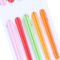 BRADOO- 5 Pairs Assorted Color Plastic Chinese Chopsticks 8.7" Long. 
