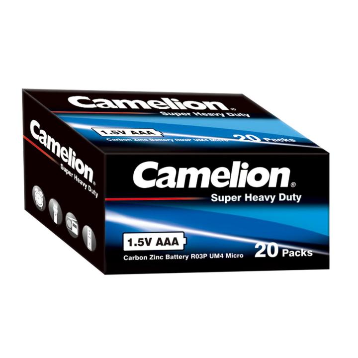 Box of Camelion super heavy duty batteries - AAA (40 batteries)