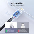 [Apple MFi Certified]Ugreen USB Lightning Cable Apple Data Charge Cable for iPhone 16 Min 15 Pro Max X XR Fast Charging 2.4A USB Data Cable Phone Charger Cable. 