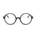 Retro Round frame glasses Elegant Trendy Durable Full frame glasses Lightweight Transparent Myopia glasses frames for Daily wear Office use Gaming Reading Computer use. 