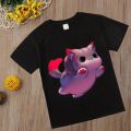 Aphmau T-shirt Kawaii Aphmau T-shirts Print Princess Children's Clothing Cartoon Anime Boys Girls Shirt cat print Summer Tops. 