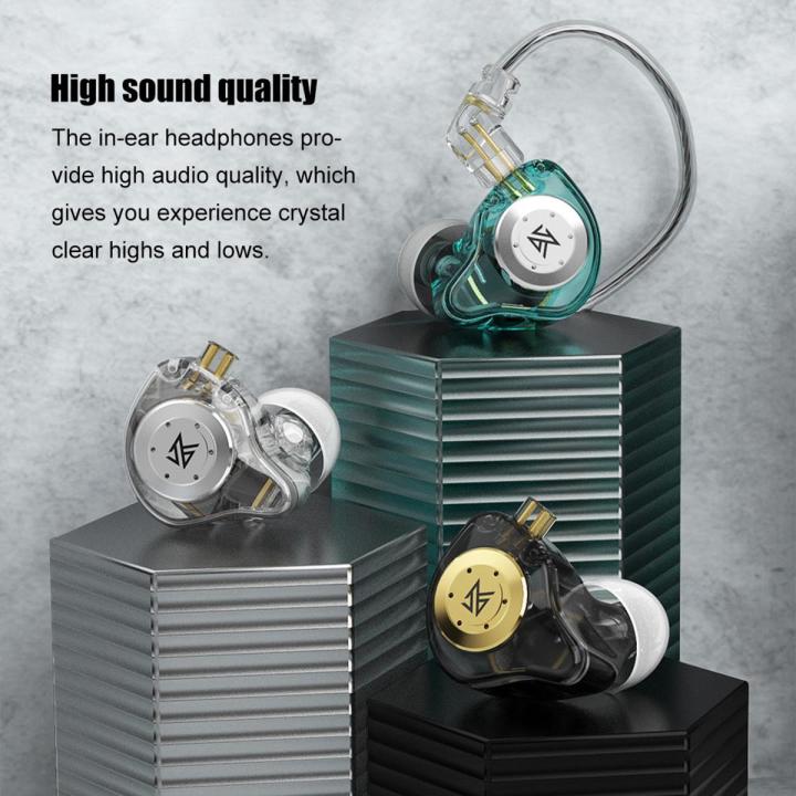 KZ EDX PRO Dynamic In Ear Earphone HIFI Bass Earbuds Headphones Sport Noise Cancelling Headset 3.5mm Earphones