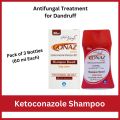 Conaz Ketoconazole Shampoo For Dandruff and Fungal Treatment in Kids and Adul ts | Pack of 3. 