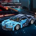Lego Car 1200Pcs Blue Bugatti Building Blocks High-end gift toys For Boys For Adult. 