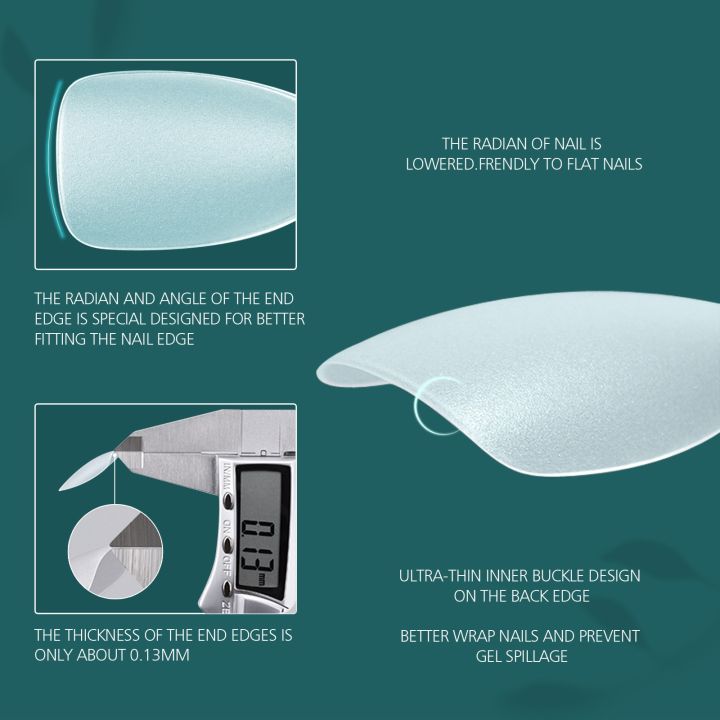 NAILPOP%20240pcs%20Matte%20Nails%20NO%20Polishing%20Press%20on%20False%20Nails%20Medium%20Short%20Design%20High%20Matt%20Soft%20Gel%20Nail%20Tips%20for%20Extension%20-%20Image%205