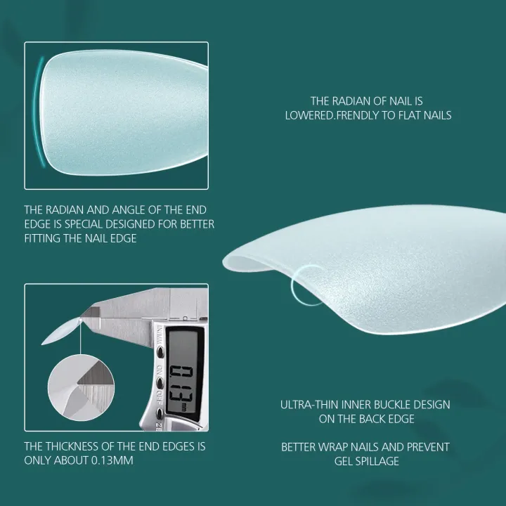 NAILPOP%20240pcs%20Matte%20Nails%20NO%20Polishing%20Press%20on%20False%20Nails%20Medium%20Short%20Design%20High%20Matt%20Soft%20Gel%20Nail%20Tips%20for%20Extension%20-%20Image%205