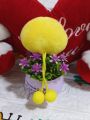 Grinning Face with Smiling Eyes with Dori and POM POM /Emoji Stuff Keychain. 