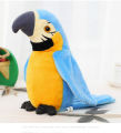 Talking Parrot Repeats What You Say Electronic Interactive Plush Toy Stuffed Animal Record Parrot Waving Wings Funny Bird Toys for Children Girls Boys Best Gift. 