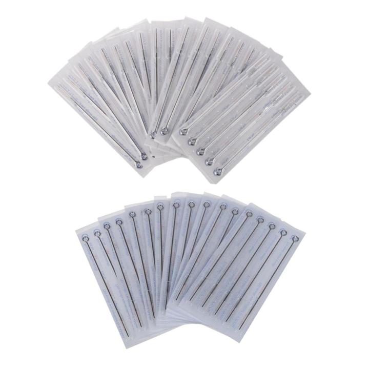 50Pcs Tattoo Needle 3RL ROUND LINER STAINLESS STEEL & 50Pcs Disposable Tattoo Needles Size 5RL Tattoo Supplies Makeup