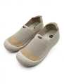 SHAZ FOOTWEAR Women's Beige Comfort Walk Slip-On - Lightweight Breathable Loafers for Ladies. 