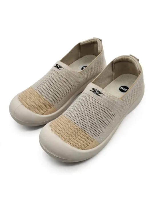 SHAZ%20FOOTWEAR%20Women's%20Beige%20Comfort%20Walk%20Slip-On%20-%20Lightweight%20Breathable%20Loafers%20for%20Ladies%20-%20Image%204