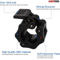 2 PCS Barbell Clamps Collars Olympic Bar Clips 1Inch Barbell Clips Quick Release Professional Olympic Barbell Locking Collars for Fitness Weightlifting Strength Traininglocks for barbell, olympic locks. 