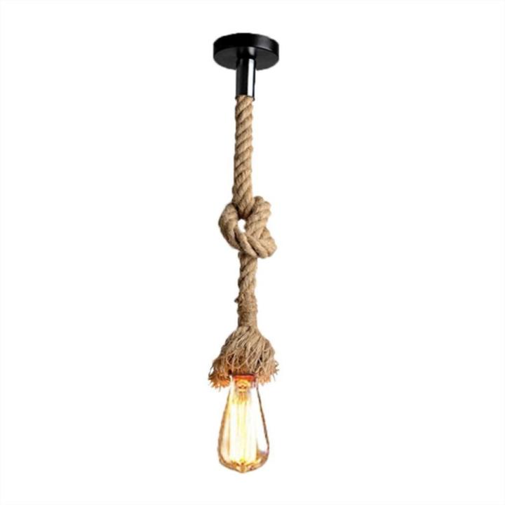 1 Piece Rope Pendant Light Hand Wrapped in manila rope for pendant lighting, nautical rope light - Kitchen island pendant light, jute twine rope, Rope swag light, an Industrial farmhouse rustic light fixture (BULBS NOT INCLUDED)
