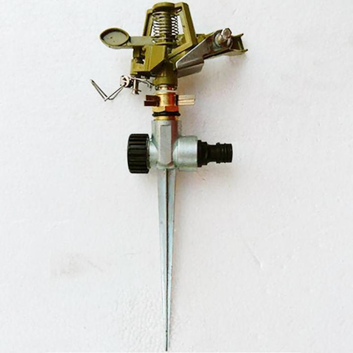 Garden Sprinkler Spike Lawn Grass 360 Degree Adjustable Rotating Water Sprayer For Garden Irrigation System