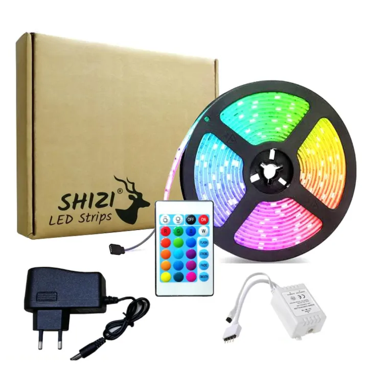Shizi%20Rgb%20Led%20Strip%20Light%20Waterproof%20Remote%20Control%20Color%20Changing%203528%20-%20Complete%20Kit%20-%20Image%202