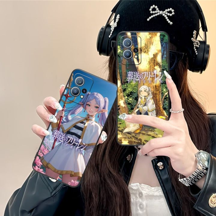 Anime Frieren Mobile Cell Phone Case for Huawei P60 P50 P40 P30 P20 P10 P9 P8 Pro Lite Plus Black Soft Phone Cover Funda