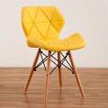 Finch Fox Eames Replica Faux Leather Dining Chair/Cafe Chair/Side Chair/Accent Chair (Off-White) ColorImported and new Butterfly Chair Leg,. 