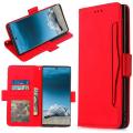 For Samsung Galaxy Note 10 plus 5G Wallet Case Magnetic Book Flip Cover with Removable Credit Card Holder. 