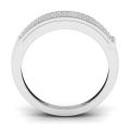 Secret Love Hidden Message "I Love You" Crystal Promise Ring - Free Size. 