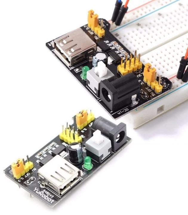 3.3V 5V MB102 Breadboard Power Supply Module For Arduino