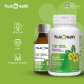 Route2Health Ez Col 30 Tablets, 60 ml Syrup| Relieves Constipation, Bowel Cleanse, Gut Motility. 