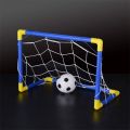 Folding Mini Football Soccer Goal Post Net Set with mp Kids Sport Indoor Outdoor Games s Child Birthday Gift Plastic. 